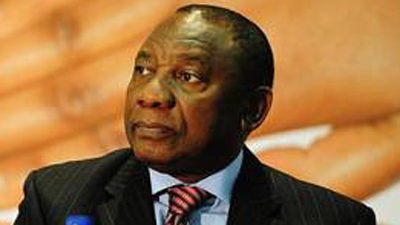 Deputy President Cyril Ramaphosa 
